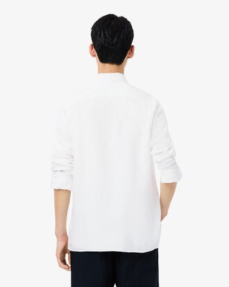 Camisa de lino de corte regular