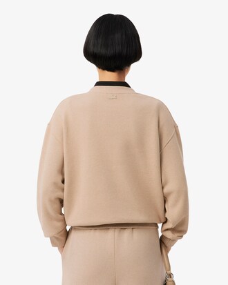 Sudadera oversized de interlock