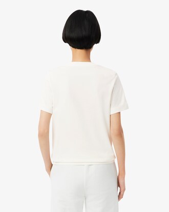 Camiseta de algod&oacute;n con insignia