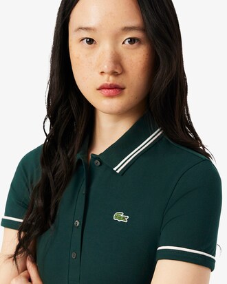 Polo con ribete de corte ajustado L.12.D