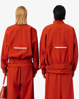 Chaqueta popover de tafet&aacute;n t&eacute;cnico Runway