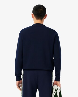 Sudadera de tenis de rayas con detalles de marca