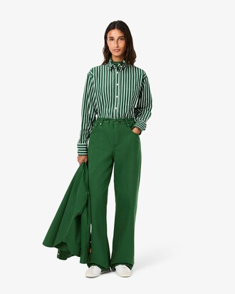 Denim de corte ancho