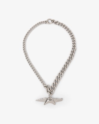Collar de cadena con colgante de cocodrilo Runway