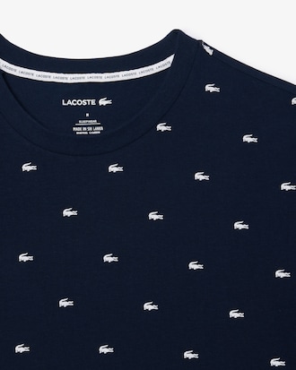 Parte de arriba de pijama con estampado de cocodrilo