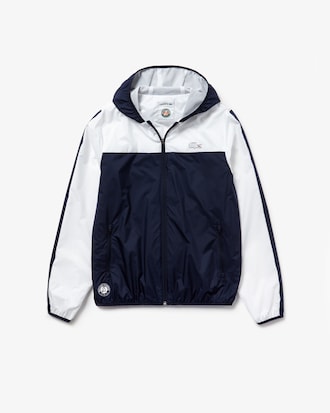 Cremallera de hombre Lacoste SPORT French Open Edition con cremallera y capucha