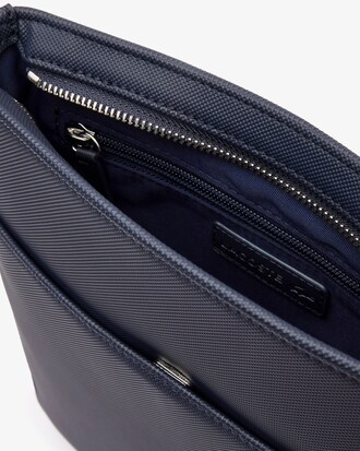 Bolso de mensajero plano clásico para hombre