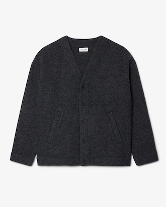 Chaqueta de punto oversize de lana