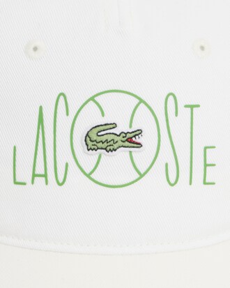 Gorra de sarga de algod&oacute;n estampada