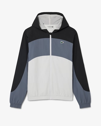 Chaqueta de ch&aacute;ndal deportiva con bloques de color