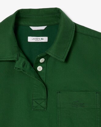 Polo de denim oversized