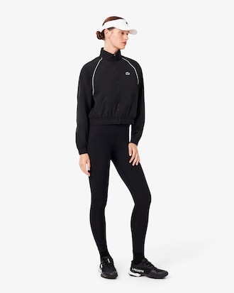 Chaqueta deportiva hidr&oacute;fuga con ribete en contraste