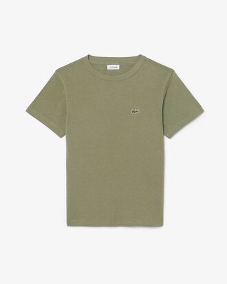 Camiseta de cuello redondo unisex de algod&oacute;n