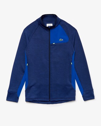 Sudadera de hombre Lacoste SPORT Golf transpirable con cremallera y protección UV