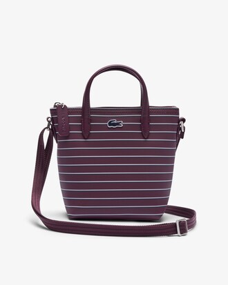 Bolso tote mini de rayas L.12.12 Concept