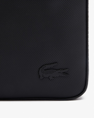 Bolso de mensajero plano clásico para hombre