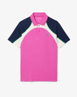 Polo de tenis con bloques de color Ultra Dry