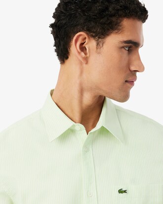 Camisa Oxford de corte regular de rayas