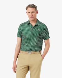 Polo de golf de corte regular con estampado