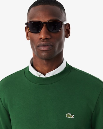 Sudadera de cuello redondo de felpa