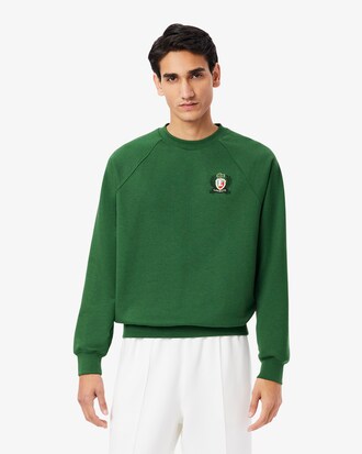 Sudadera con escudo bordado de fabricación francesa