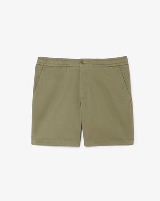 Pantal&oacute;n corto de corte regular de algod&oacute;n el&aacute;stico