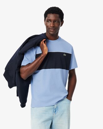 Camiseta de algod&oacute;n con bloques de color