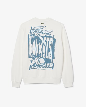 Sudadera de felpa con estampado gráfico