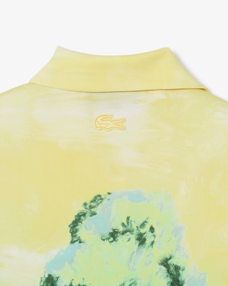 Polo de corte ajustado gráfico Runway