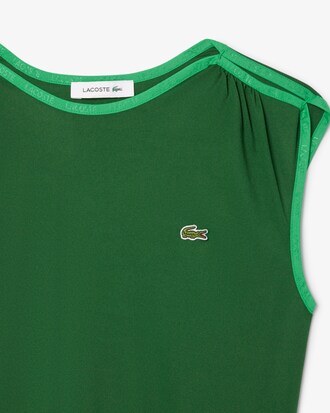 Vestido plisado sin mangas