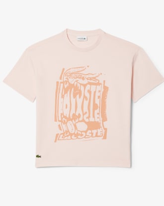 Camiseta de algodón estampada