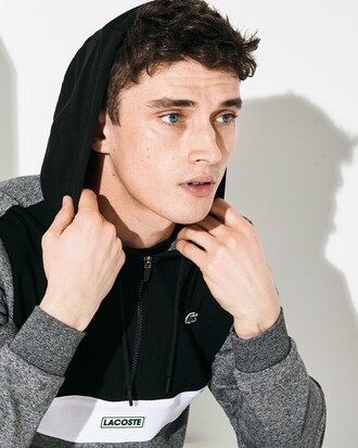 Sudadera SPORT felpa color block capucha cremallera