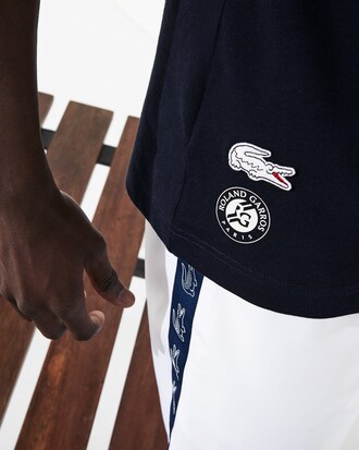Camiseta de hombre Lacoste SPORT French Open Edition con cuello redondo