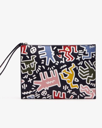Clutch Keith Haring cremallera y estampado