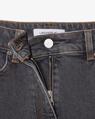 Pantal&oacute;n vaquero de corte recto y tiro alto