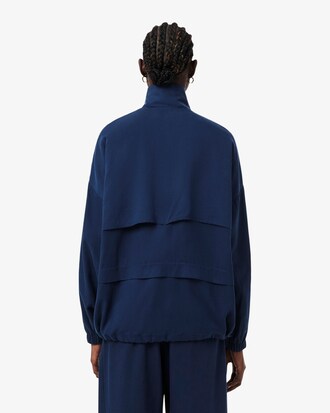 Chaqueta de ch&aacute;ndal oversized de mezcla de Lino