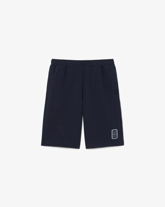Pantal&oacute;n corto de piqu&eacute; de doble cara de corte holgado
