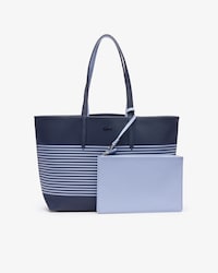 Bolso tote Anna estampado rayas reversible cremallera y bolsa el interior