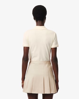 Polo de mujer Lacoste en piqu&eacute; de algod&oacute;n stretch