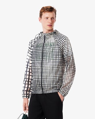 Chaqueta deportiva ligera con estampado de cocodrilo