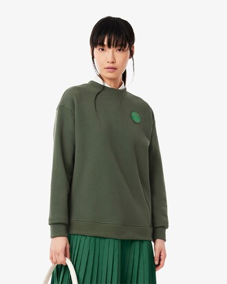 Vestido tipo sudadera plisado de tejido mixto