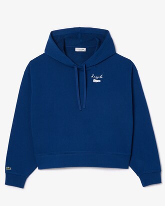 Sudadera con capucha de felpa con logotipo