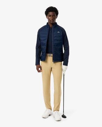 Chaqueta de golf acolchada de cuello alto