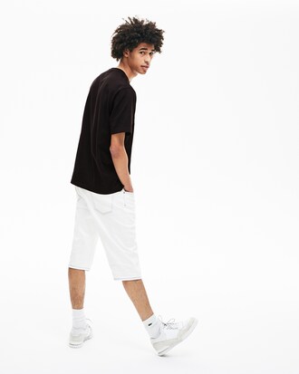 Camiseta unisex Lacoste LIVE en algodón con inscripción y cuello redondo