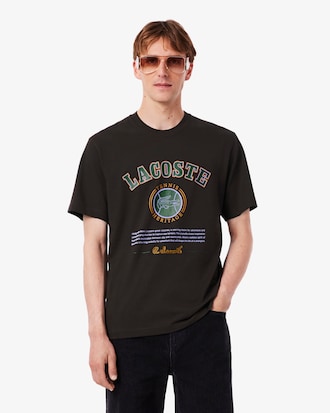 Camiseta de algodón estampada