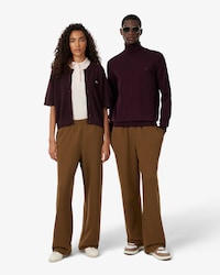 Pantal&oacute;n de ch&aacute;ndal de felpa de corte amplio