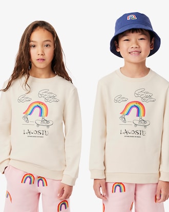 Sudadera de felpa estampada
