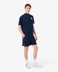 Pantal&oacute;n corto de tenis retro con ribete en contraste Ultra Dry