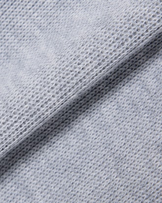 Sudadera de interlock con cuello alto y cremallera