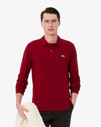 Polo de corte clásico de manga larga L.12.12